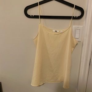 Uniqlo light yellow tank